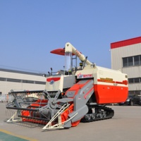 آلات زراعية حصادة xingguang luckystar 4LZ-6.0Z كله تغذية/كامل تغذية ماكينة حصاد الأرز 118 +