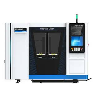 Senfeng शीर्ष बेच फाइबर लेजर काटने की मशीन 3000w रसोई कैबिनेट प्रसंस्करण के लिए एस एफ 3015H