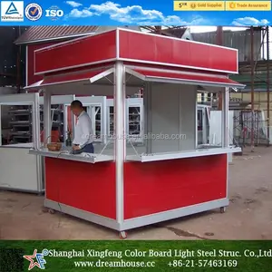 Prefab container coffer cửa hàng/thực phẩm di động kiosk cho bán