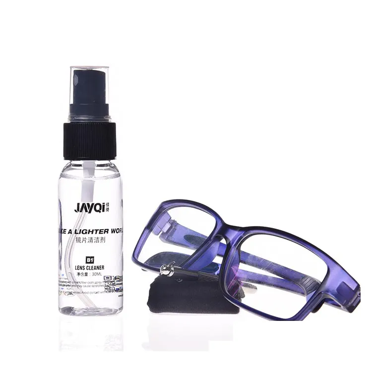 Goedkope Groothandel Anti Fog Spuiten Lens Cleaner/Lenzenvloeistof Lens Spray Fles Cleaner En Microfiber Doek