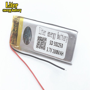 Lipo battery 302250 3,7 v 280 mah lithium polymer battery for medical equipment - Product Image 2