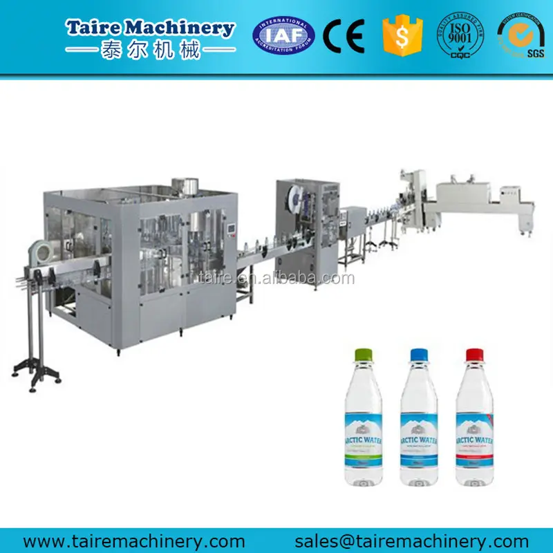 A to z 7500bph 자동 pet 병 마시는 물 bottling machines 식물 triblock rinser \ % 충전재구요 캐퍼 machines