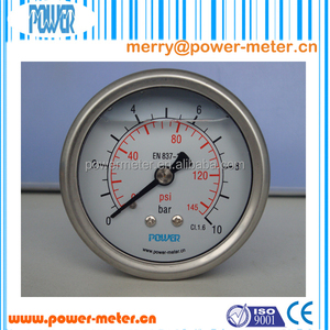 Máy Đo Áp Suất 63Mm Manometer Glycerin Với Giấy Chứng Nhận Iso - Product Image 5