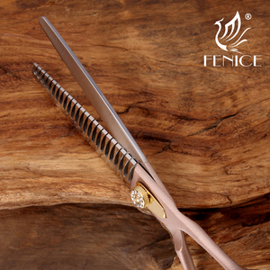 Fenice japon – <span class=keywords><strong>ciseaux</strong></span> <span class=keywords><strong>de</strong></span> <span class=keywords><strong>toilettage</strong></span> professionnels en acier inoxydable, or Rose, 440C - Product Image 4