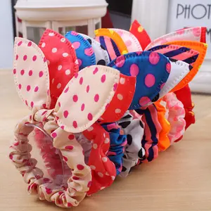 Fashion Girls Hair Band Mix Styles Polka Dot Bow Rabbit Ears Elastic Hair Rope Ponytail Holder