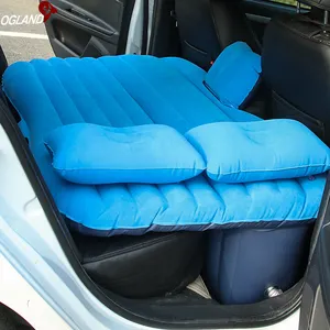 רכב מתנפח נסיעות מיטה, נייד קמפינג אוויר מזרן עבור רכב מושב אחורי עם 2 אוויר כריות אוויר משאבת אוניברסלי רכב SUV