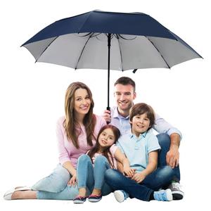 Paraguas <span class=keywords><strong>de</strong></span> Golf Automático <span class=keywords><strong>de</strong></span> Apertura Rápida, Resistente al Viento (65m/s), Doble Capa, Extra Grande, 153cm <span class=keywords><strong>de</strong></span> Diámetro, Regalo, Tela Pongee 190T, Recto y Resistente - Product Image 2