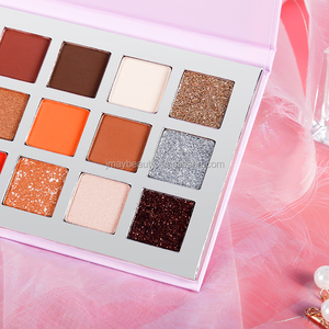Bán buôn không có logo màu tím 18 màu long lanh trang điểm Eyeshadow <span class=keywords><strong>Palette</strong></span> thấp moq - Product Image 6