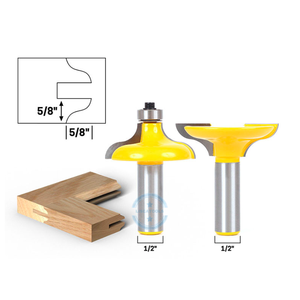 L-N110 2pc 1/2 "porte d'entrée à tige pour longs tenons routeur peu à bois Cutter bois Bits Tenon Cutter pour le travail du bois - Product Image 1