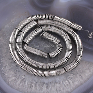 <span class=keywords><strong>Perles</strong></span> <span class=keywords><strong>Heishi</strong></span> en hématite plaquées or HB3089, 1 mm d'épaisseur, 4x1/6x1/8x1 mm, <span class=keywords><strong>perles</strong></span> <span class=keywords><strong>plates</strong></span> en forme de disque, <span class=keywords><strong>perles</strong></span> à enfiler pour bracelet, collier, bijoux DIY - Product Image 2
