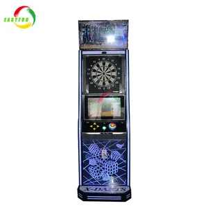 Kapalı güzel kaliteli Spor Sikke Işletilen Arcade Elektronik Dart Oyun Makinesi