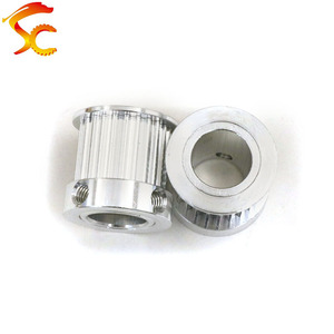 Pulegge di fasatura sincrona in alluminio con alesaggio 14mm larghezza cinghia 15mm S3M <span class=keywords><strong>24</strong></span> denti puleggia dente in magazzino