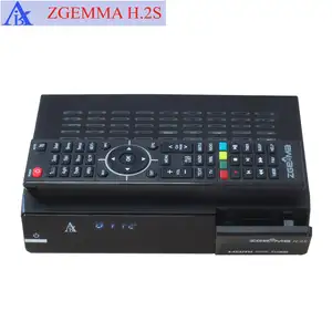 Enigma 2 MPEG4 HD 卫星接收器 ZGEMMA H.2S 双调谐器卫星接收器，带原装 zgemma 遥控器