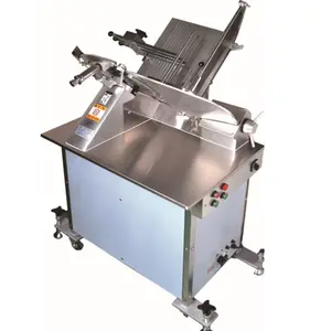 Output tinggi Listrik Stainless steel Penuh otomatis Beku Daging Slicer