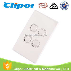 Luz led interruptor de pared 250 V 10A Slimline eléctrica pared delgada 4 Gang interruptor de iluminación para demótica - Product Image 2