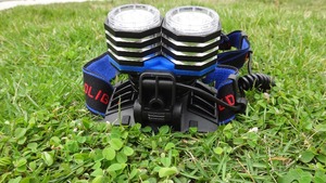 5000 Lumen doppio <span class=keywords><strong>faro</strong></span> a LED torcia a testa 18650 LED <span class=keywords><strong>faro</strong></span> <span class=keywords><strong>lanterna</strong></span> - Product Image 4