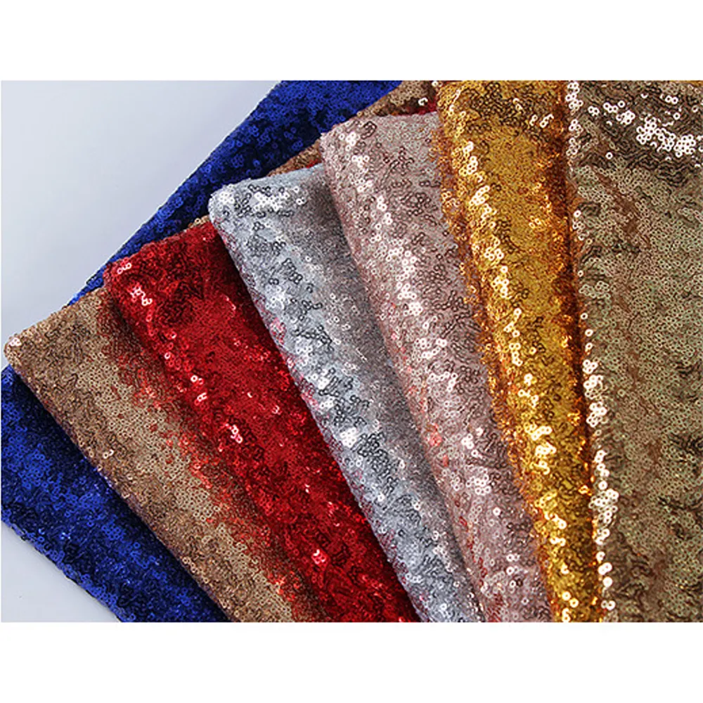 Custom Round Sequins Table Covers Jacquard Embroidery Wedding Sequins Table Cloth