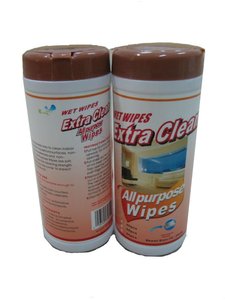Boîte <span class=keywords><strong>de</strong></span> rangement pour lingettes humides tout usage 80pcs lingettes parfumées douces et écologiques pour le nettoyage des meubles <span class=keywords><strong>de</strong></span> salle <span class=keywords><strong>de</strong></span> bain <span class=keywords><strong>de</strong></span> cuisine - Product Image 6