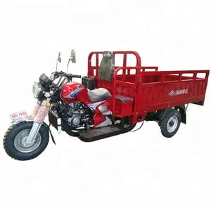 2019 China 3 Wiel Motorfiets 200cc Landbouw Motor Winkelwagen Gas Drie Wielers Benzine Cargo Driewieler