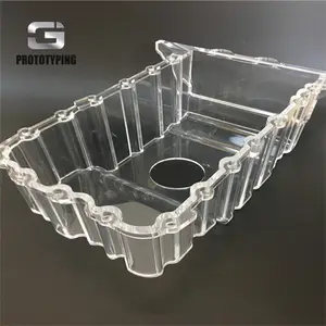 Preço de fábrica de protótipo 3d personalizado/cnc alta transparente acrílico cnc fornecedor barato em cantão