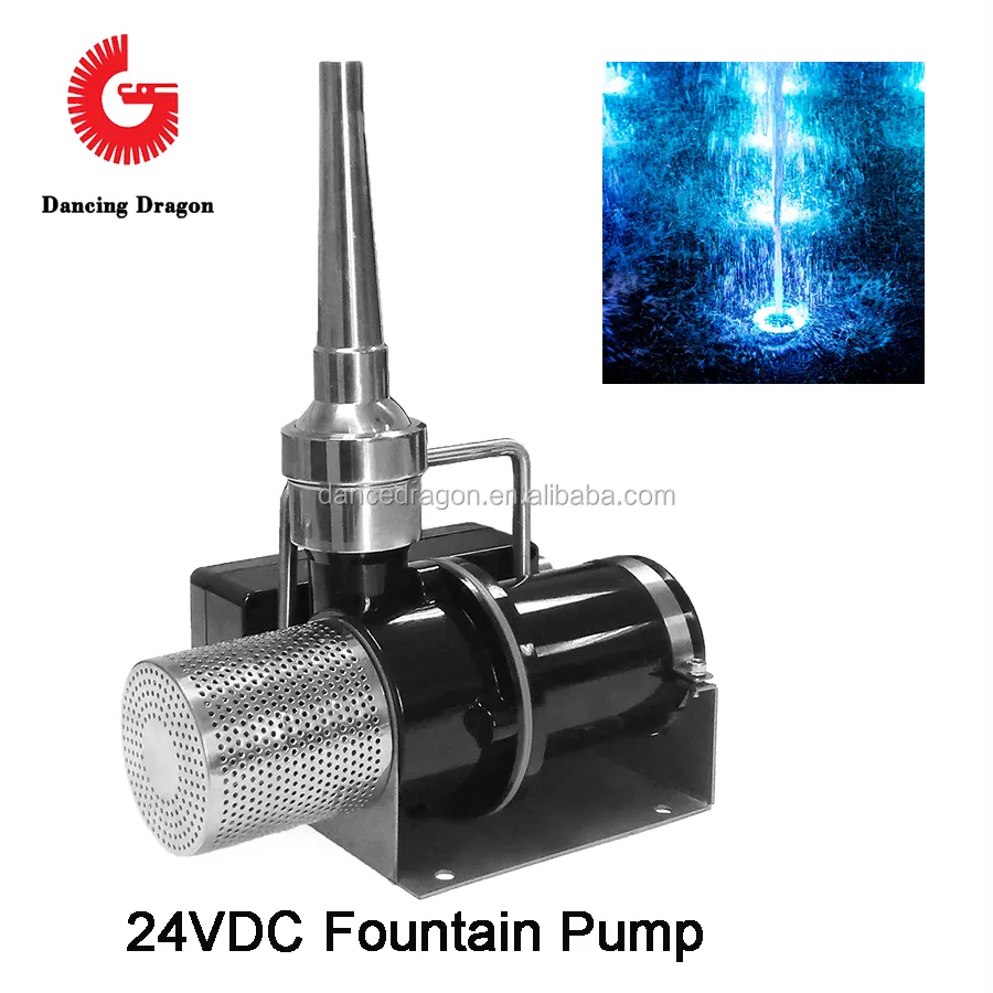 Spannung 24VDC DMX512 Steuerung 50W ~ 750W Wasserpumpe mit variabler Drehzahl