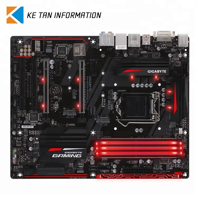 Игровая Материнская плата GIGABYTE GA-H270-Gaming 3 Intel CPU i7 i5 DDR4