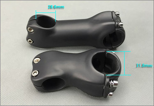 Tige de vélo <span class=keywords><strong>vtt</strong></span> en carbone, axe de bicyclette de route, Angle de 31.8mm, 6/17 degrés pour choisir la taille 80/90/<span class=keywords><strong>100</strong></span>/110/120mm - Product Image 5