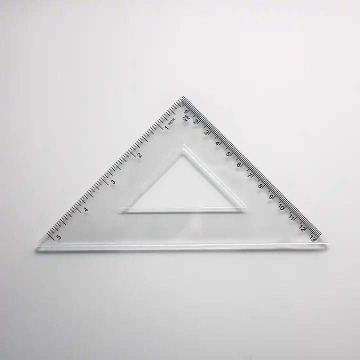 45 grad kunststoff entwurf dreieck lineal schule sdudent transparent