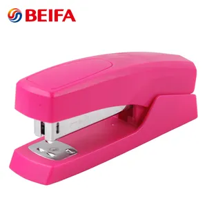Beifa Brand SE0008 Pure Color Student Office Suppliers Plastic Desktop Paper Stapler