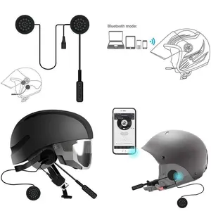 无线CSR BT 4.0 + EDR摩托车头盔耳机扬声器带麦克风