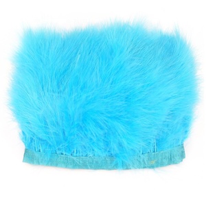 IEF-39 bán buôn Fluffy marabou TRIM Thổ Nhĩ Kỳ lông rìa thời trang đẹp lông Ren Lông Chất liệu vải - Product Image 4