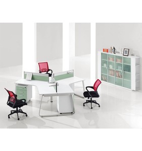 โต๊ะทำงานสำนักงานแบบโมดูลาร์สีขาวของ Haworth Furniture ราคาคุ้มค่า - Product Image 3