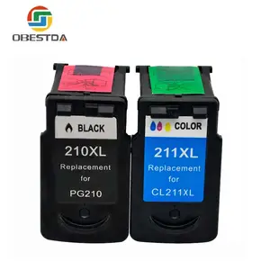 PG210 CL211 cartucho de tinta compatibles para CANON PG-210 CL-211 PG210XL CL211XL MP240 MP270 MP480 MP490