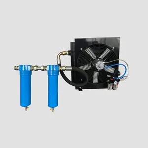 อลูมิเนียม Air To Air Heat Exchanger Air Cooled Aftercooler สำหรับคอมเพรสเซอร์