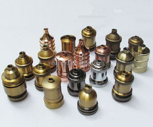 Parti di supporto della lampada dell'annata retro interruttore della luce della lampada in ottone supporto per lampada d'epoca