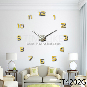 3d decorazione della <span class=keywords><strong>parete</strong></span> di grandi dimensioni orologio adesivo diy orologio <span class=keywords><strong>da</strong></span> <span class=keywords><strong>parete</strong></span> grande - Product Image 3