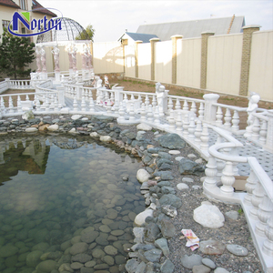Giá Tốt Nhất Tinh Xảo Cửa Trước Sử Dụng Đá Balustrade Trắng Đá Cẩm Thạch Cầu Thang Lan Can Thiết Kế Cho Căn Hộ Nhà - Product Image 4
