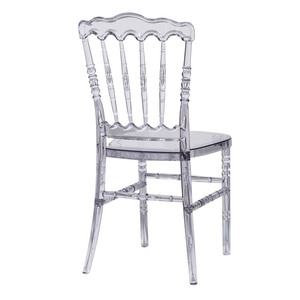 Wedding Event Crystal Clear Plastic Resin <strong>Cheltenham</strong> <strong>Chair</strong> Napoleon YC-P57 - Product Image 2