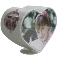 Cadre Photo rotatif à 360 degrés en forme de cœur, pour enfants, cadeaux