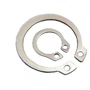 不锈钢 304 DIN 471 圆环垫圈轴固定环 (英制标准)