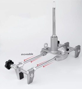 Chuyên nghiệp Chế Biến Gỗ Chìm Cửa Khóa Mortiser Kit Lỗ Saw Opener Cài Đặt Mộng Phù Hợp Jig Công Cụ - Product Image 4