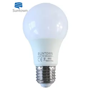 Pabrik Cina Penjualan Terbaik 100lm/W A60 E27 3W 5W 7W 9W 12W 15W 18W Bohlam Lampu LED Hemat Energi