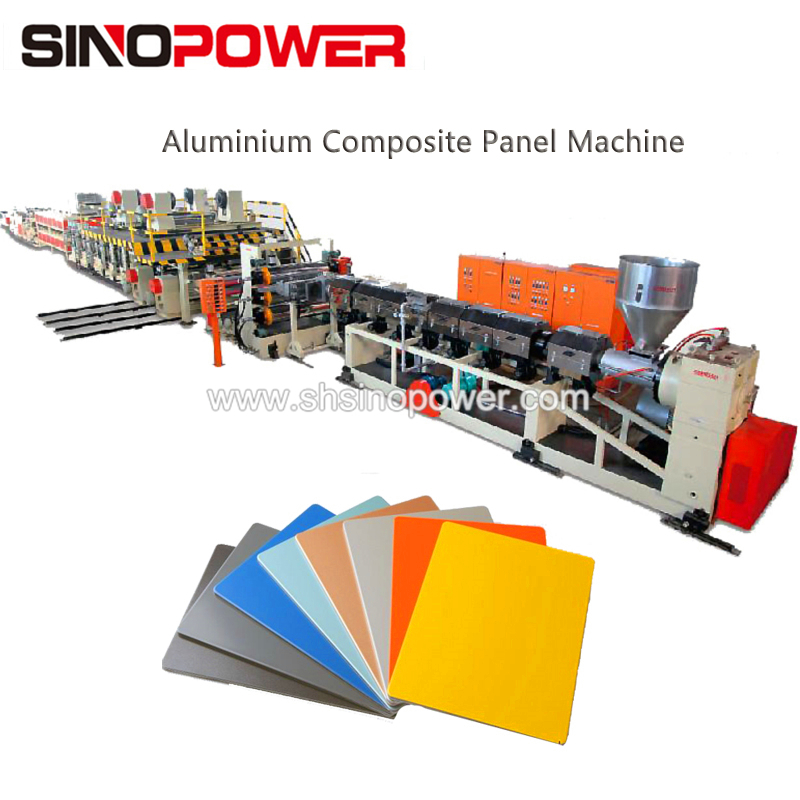 Машина для производства листов ACP, производственная линия алюминиевых композитных панелей
