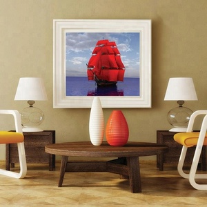 Custom made décor <span class=keywords><strong>de</strong></span> mur <span class=keywords><strong>marin</strong></span> <span class=keywords><strong>peinture</strong></span> à l'huile par numéros - Product Image 2