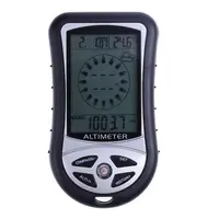 Elettronica altimetro altimetro anemometro digitale umidità con bussola retroilluminazione LCD