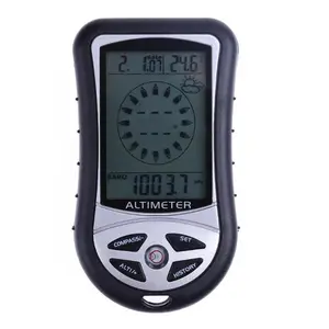 Electronics altitude altimeter digital anemometer humidity with LCD backlight compass