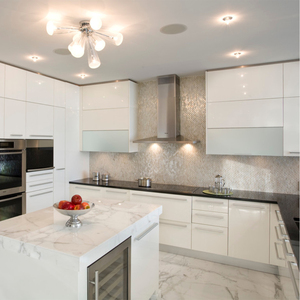 AIS-KC-415 Glossy <strong>White</strong> <strong>Kitchen</strong> Cabinets, Metal <strong>Kitchen</strong> Cabinet <strong>Accessories</strong>, Guangzhou Factory - Product Image 5