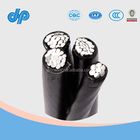 Cable de Aluminio Preensamblado de 10, 16, 25, 35, 50, 70, 95, 120 mm², Precio del Cable de Aluminio LV ABC para Argentina, 70 o 90 Grados
