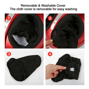 <span class=keywords><strong>Mini</strong></span> masajeador de pies Shiatsu eléctrico con máquina vibratoria para piernas, calefacción eléctrica para la circulación sanguínea del cuerpo, tipo de rodillo de masaje - Product Image 3