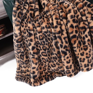 Couverture classique King Size, imprimé léopard guépard, couverture en fausse fourrure de vison, couverture en peluche - Product Image 6